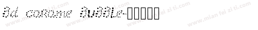 bd carame bubble字体转换